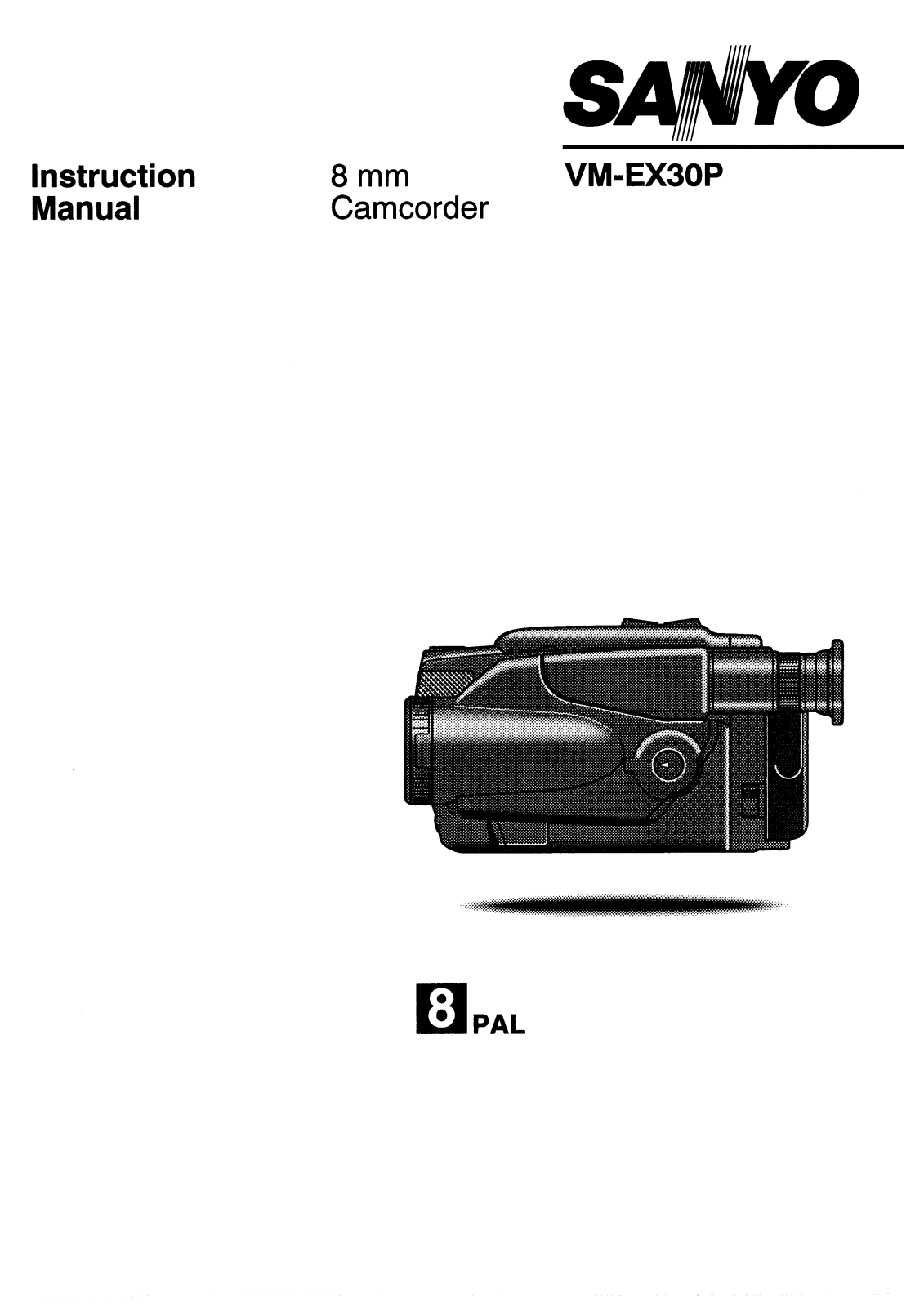 SANYO VM-EX30P User Manual