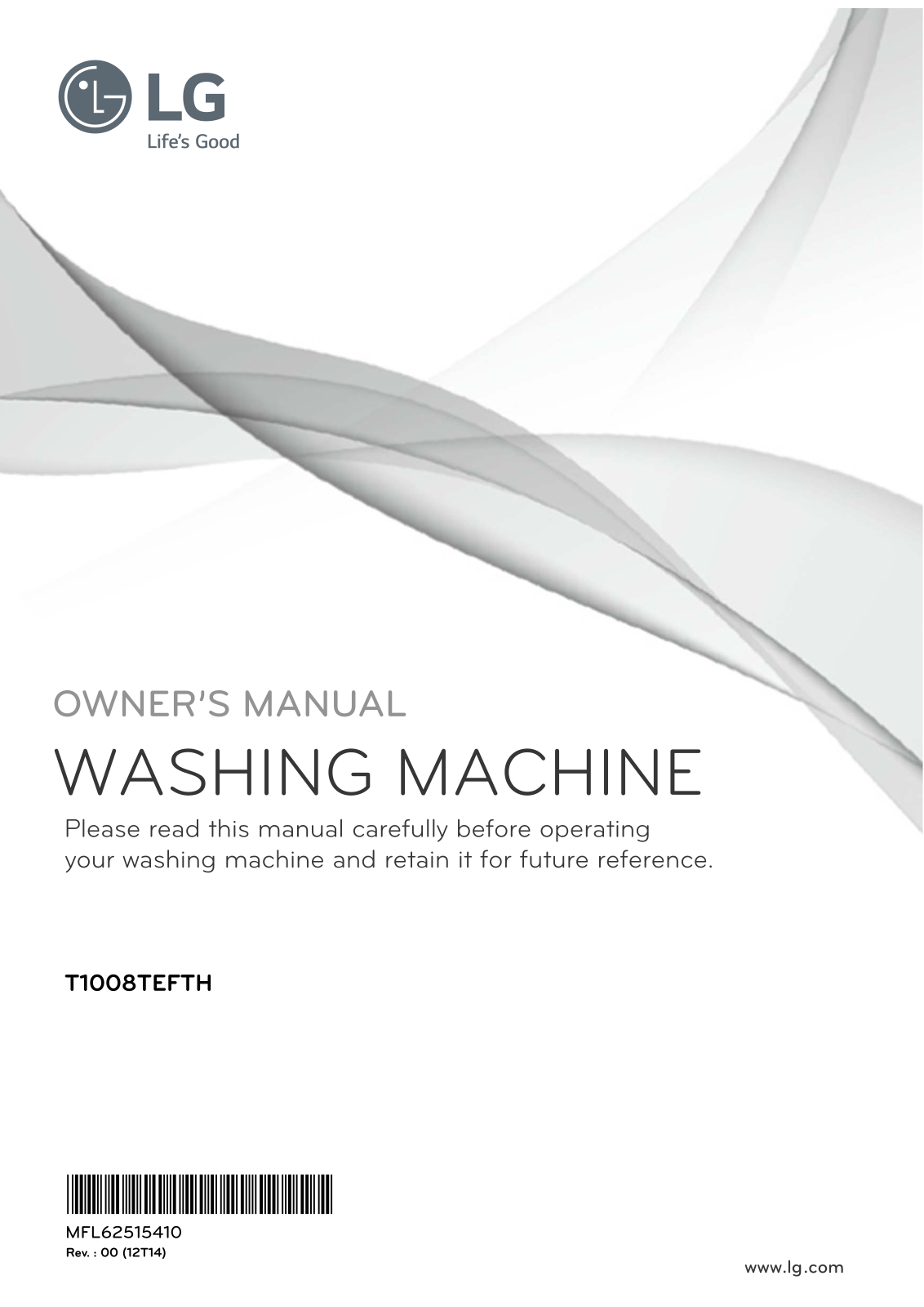 LG T1008TEFTH Owner's Manual