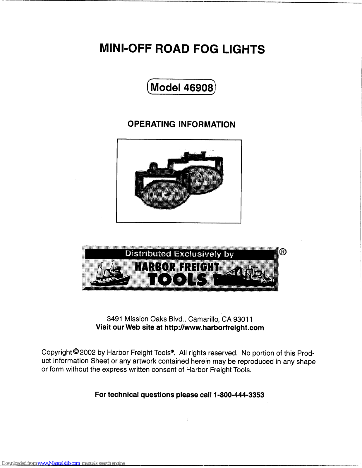 CHICAGO 46908 User Manual - ManualMachine.com