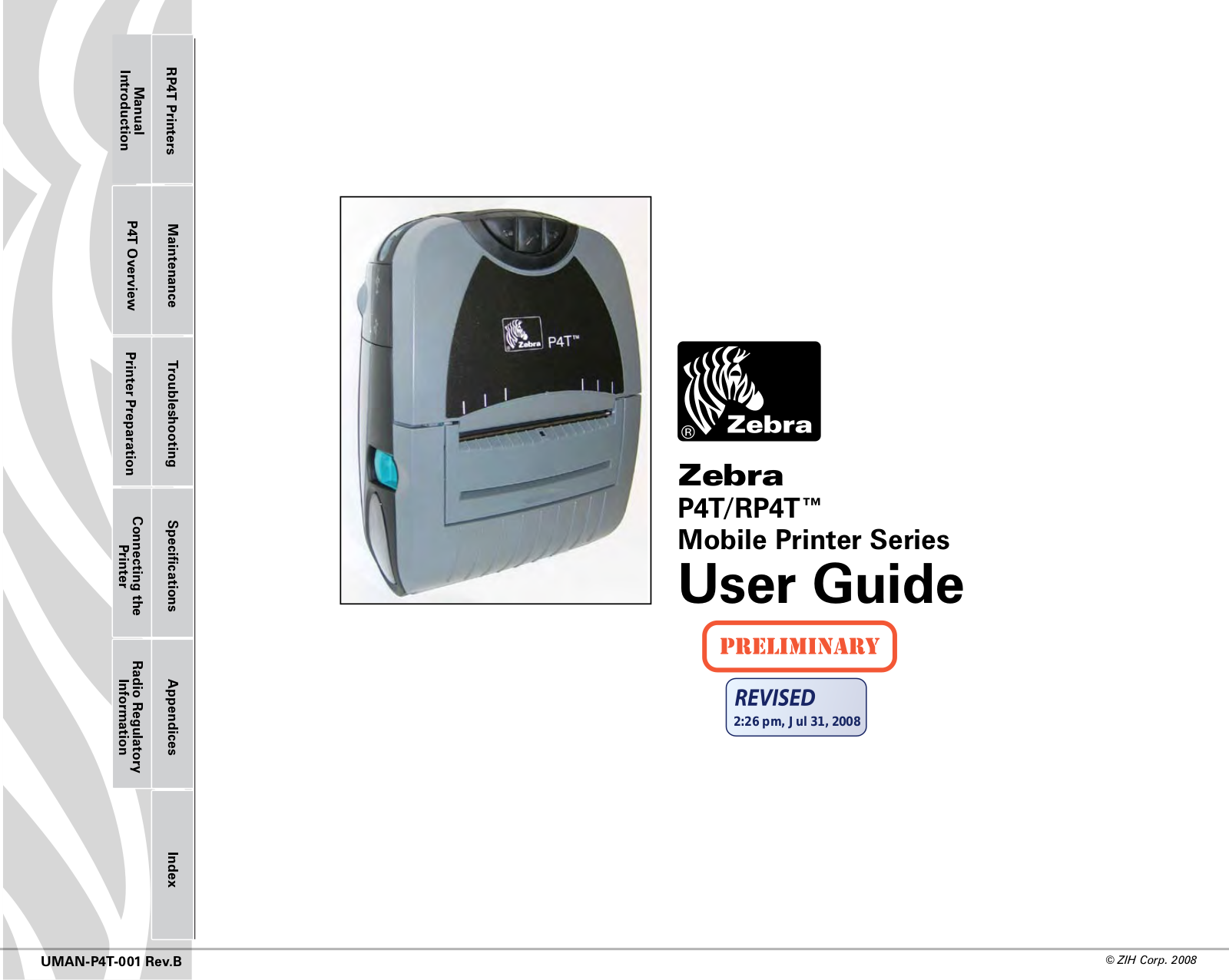 Zebra Technologies RFID-M5ECZ-01, MD-ZBR4WA User Manual