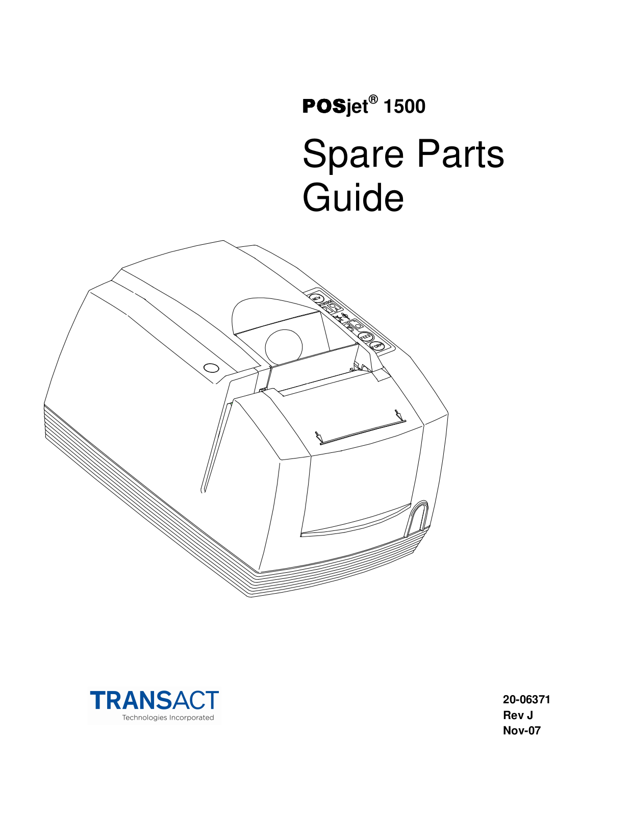 TransAct Technologies POSJET 1500 User Manual