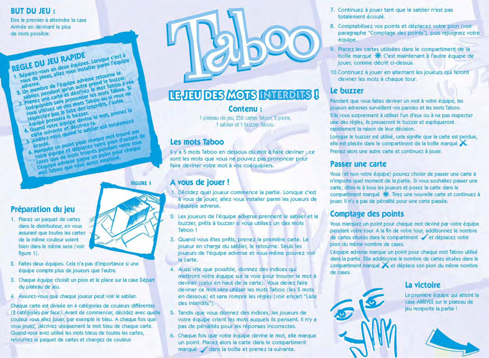 HASBRO TABOO User Manual