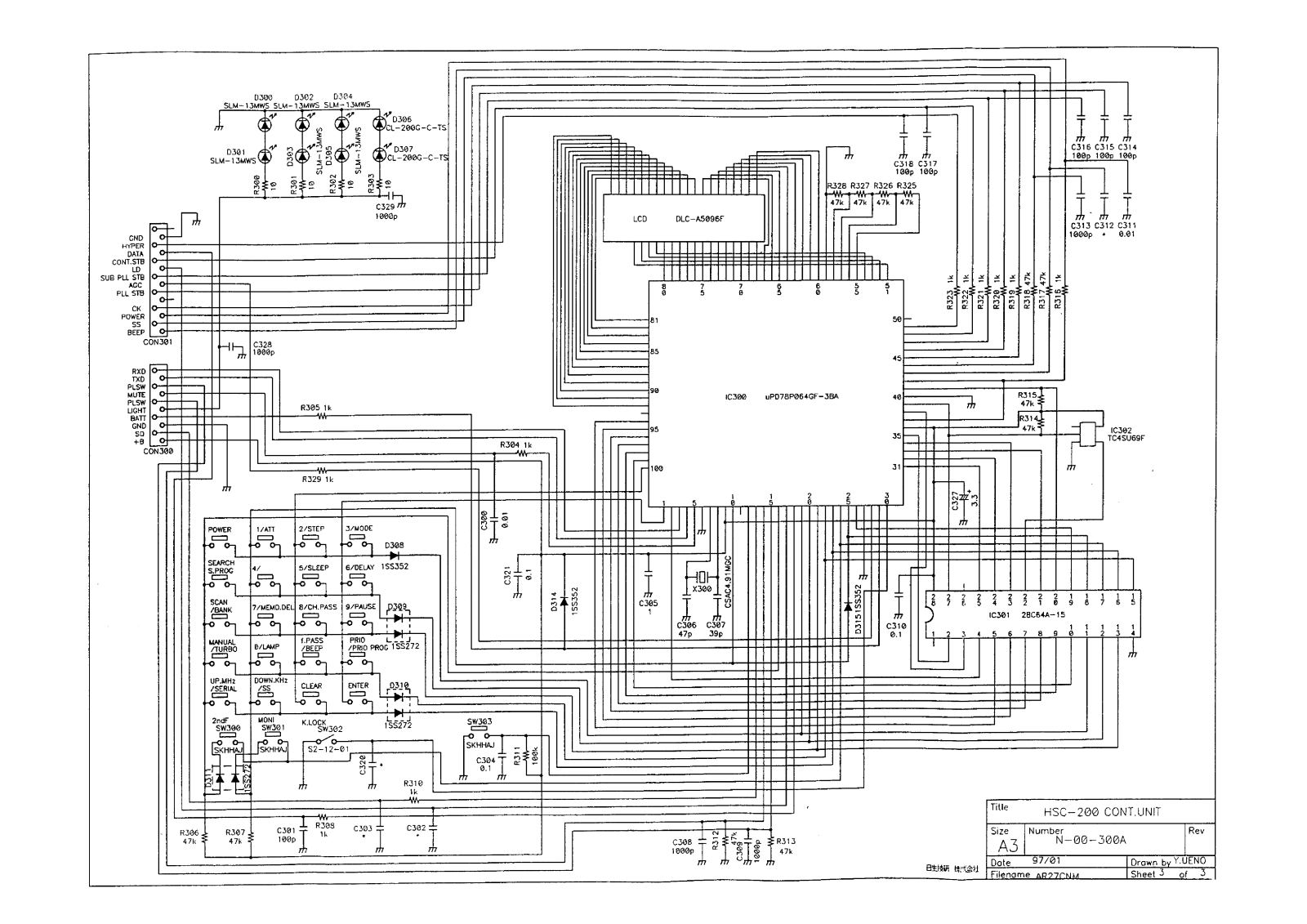 Albrecht SC AE 600H, ae600h Circuit Diagram