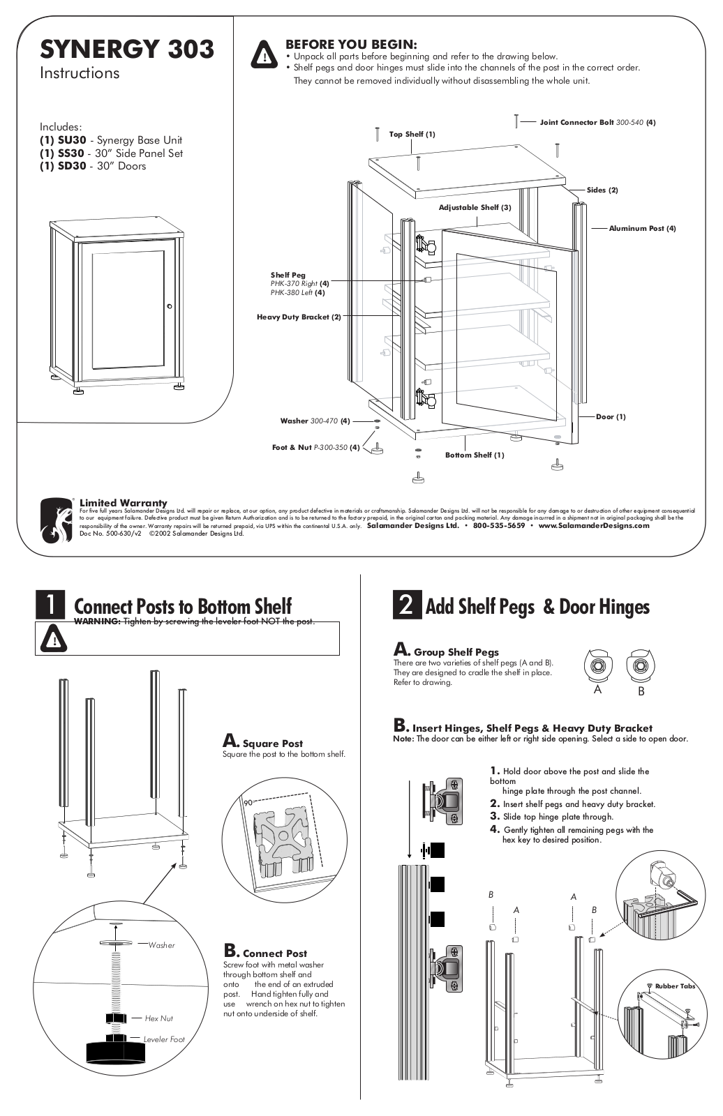 Salamander Designs SB303C-B User Manual