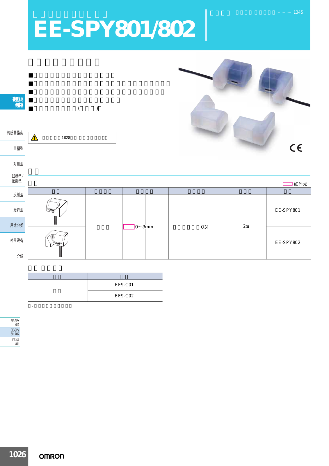 OMRON EE-SPY801, EE-SPY802 User Manual