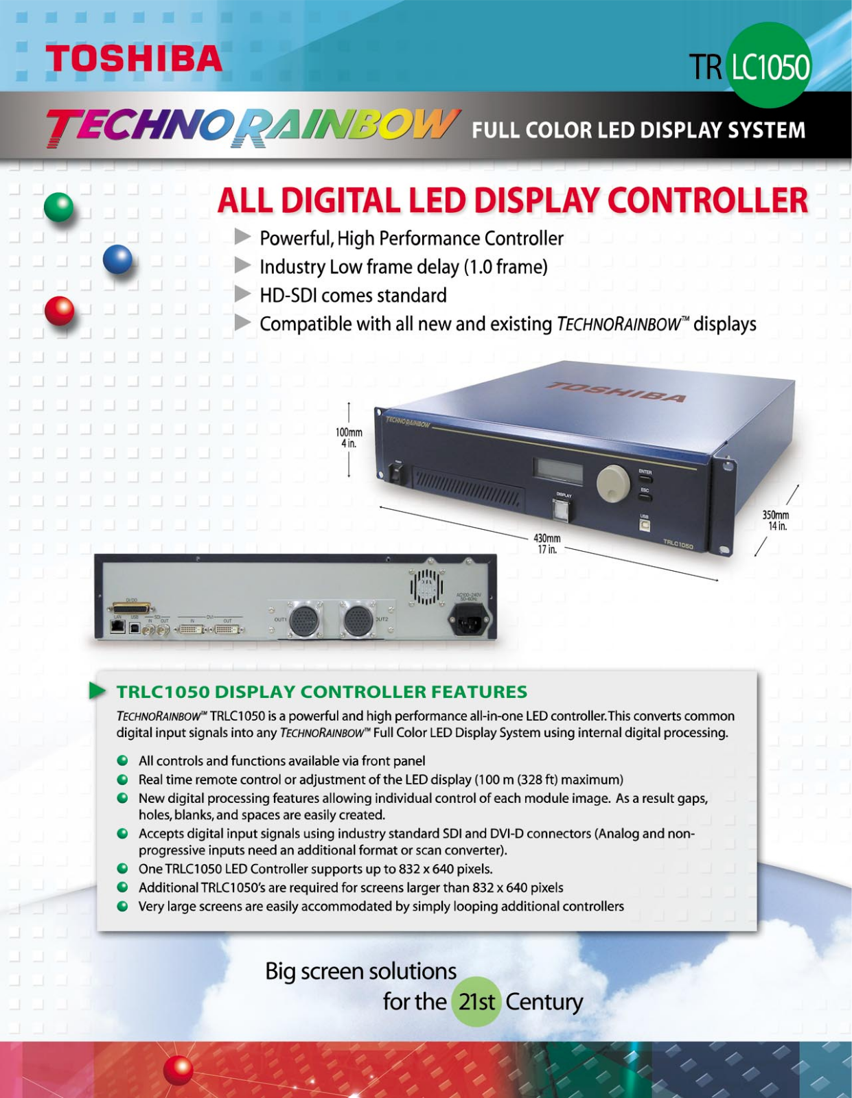 Toshiba TRLC1050 BROCHURE