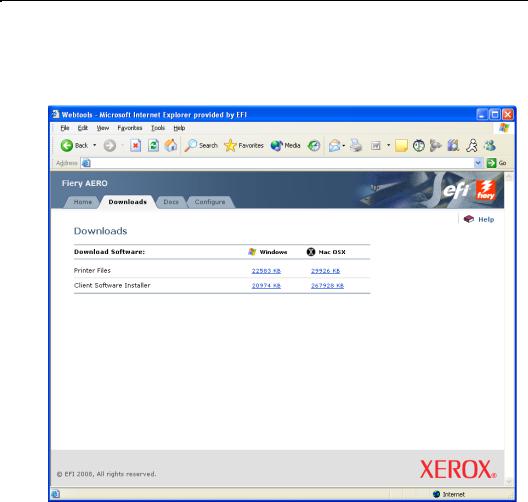 Xerox Fiery EX4112, Fiery EX4127 Printing from Windows