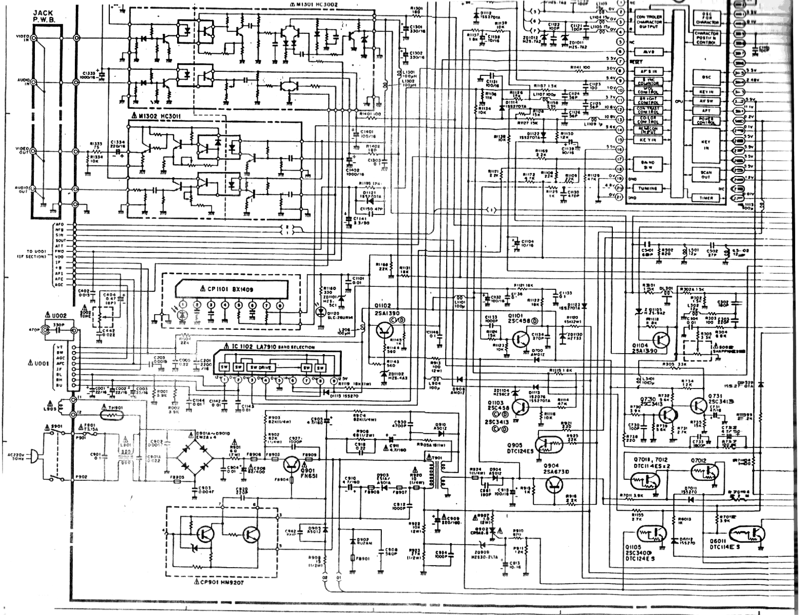 Hitachi CMT2141 Schematic