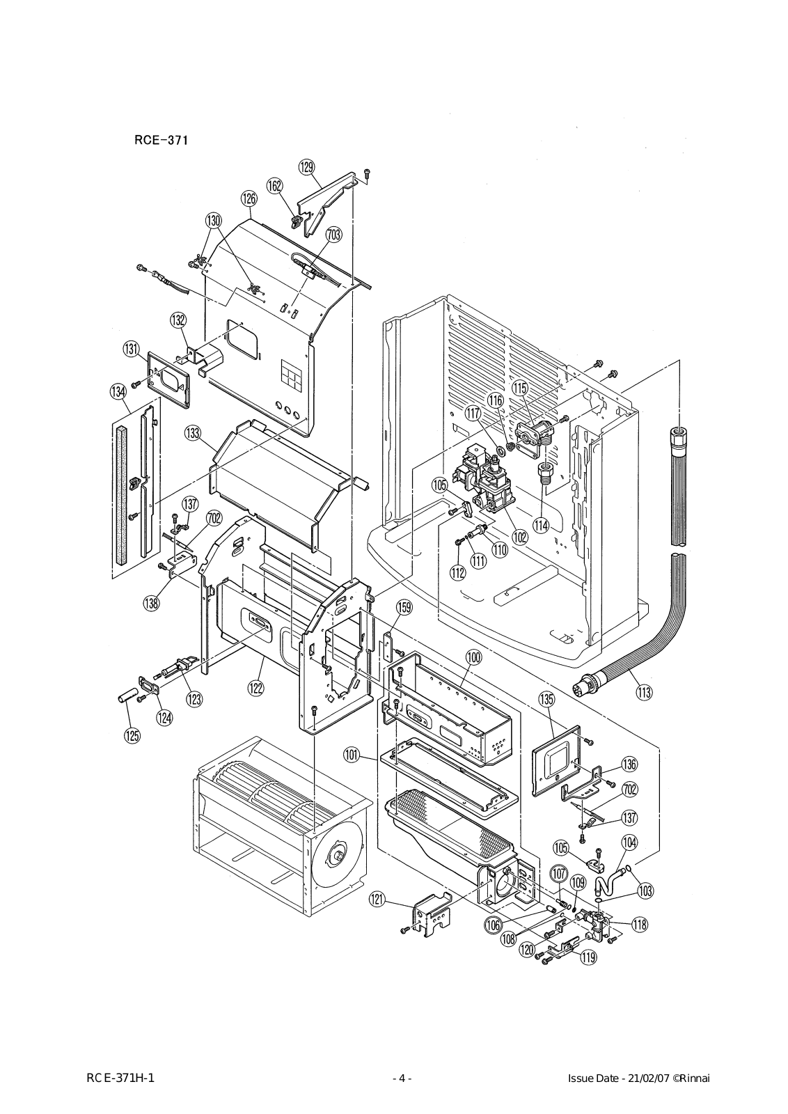 Rinnai EN13L Product Sheet