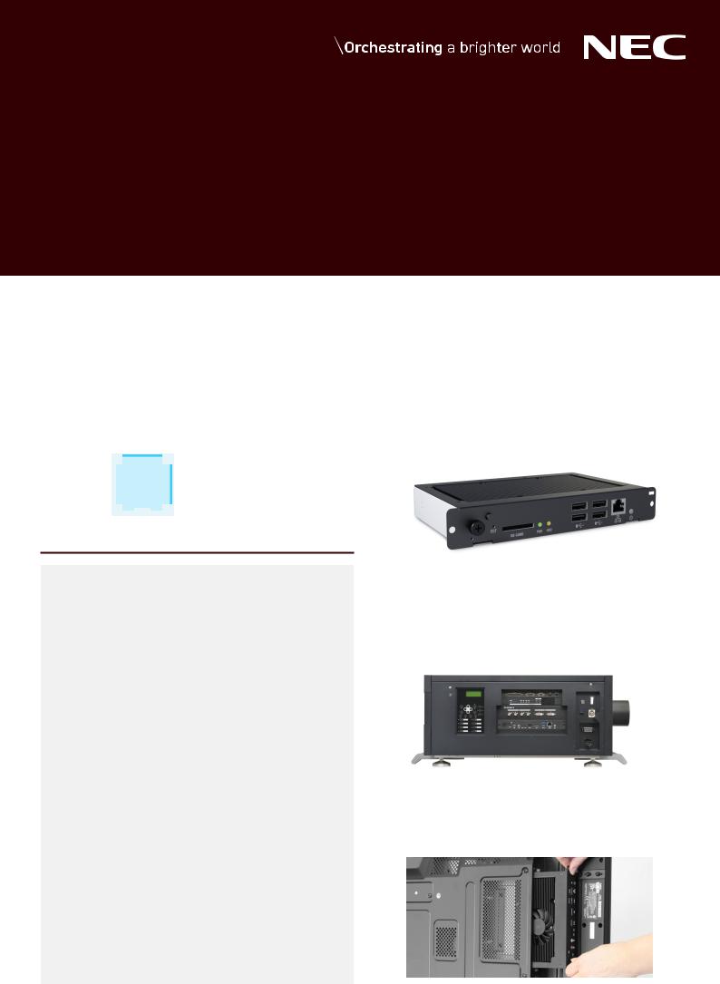 NEC Slot-In OPS PC User Manual