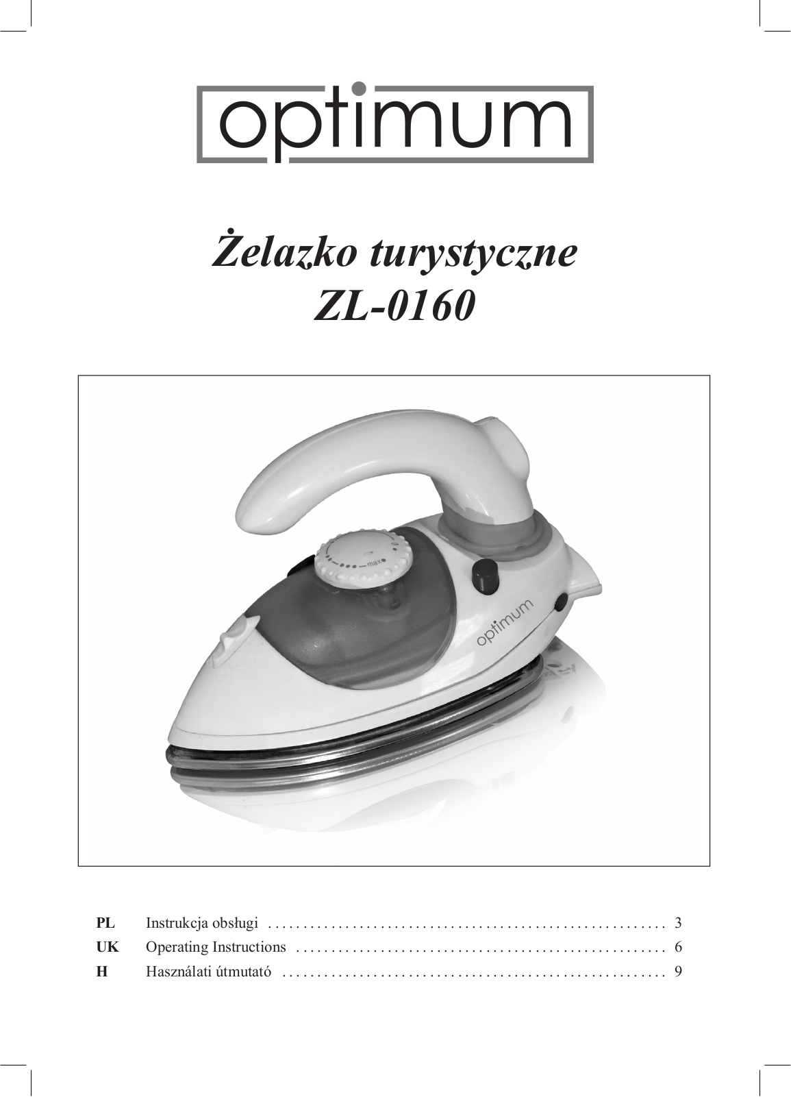 OPTIMUM ZL-0160 User guide - ManualMachine.com