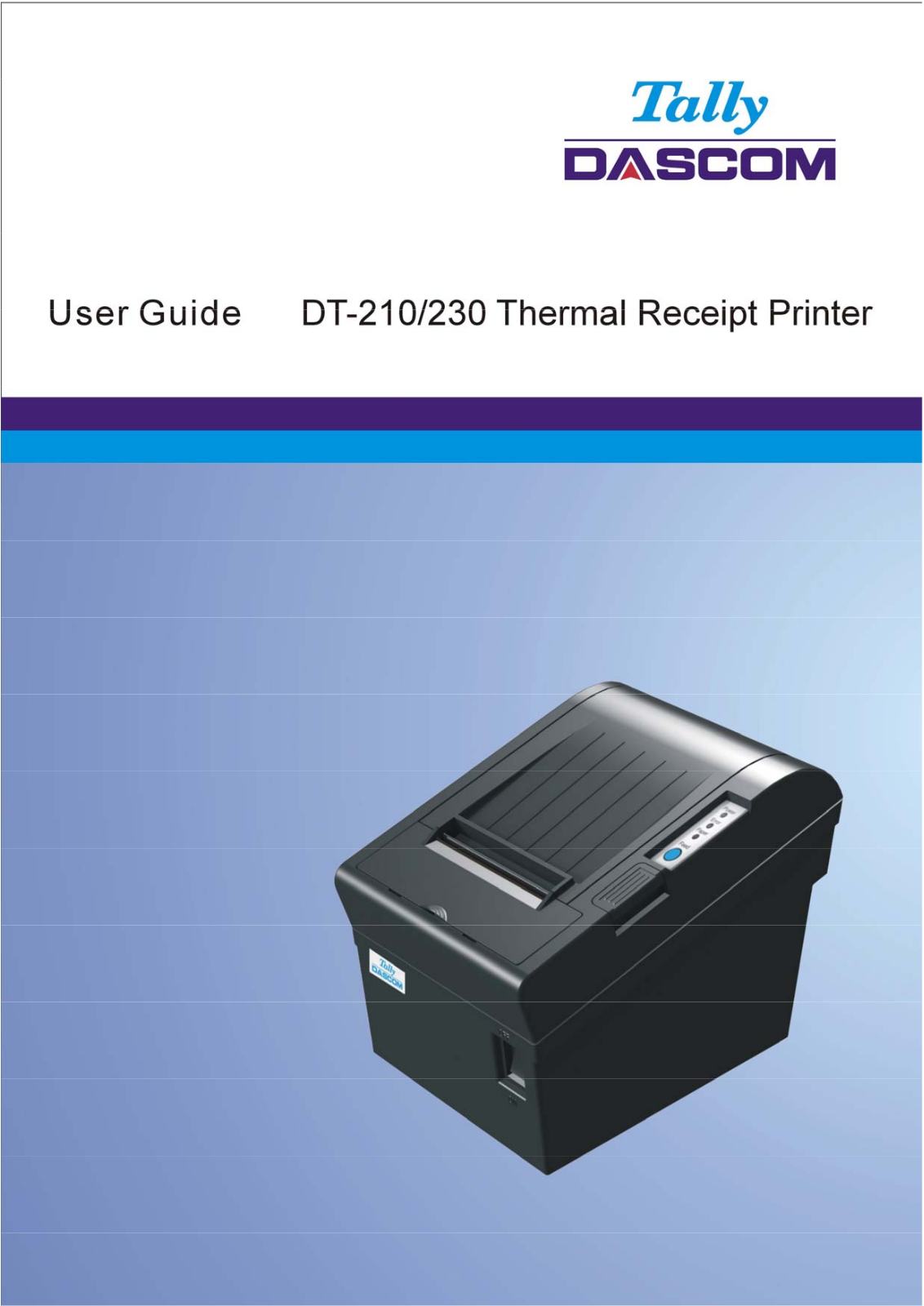 Jiangmen Dascom Computer Peripherals TD2300 Users Manual