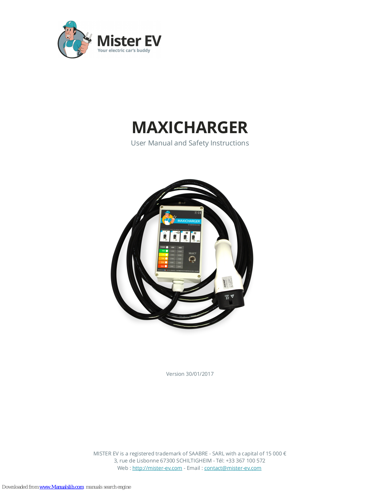 Mister EV MAXICHARGER User Manual - ManualMachine.com