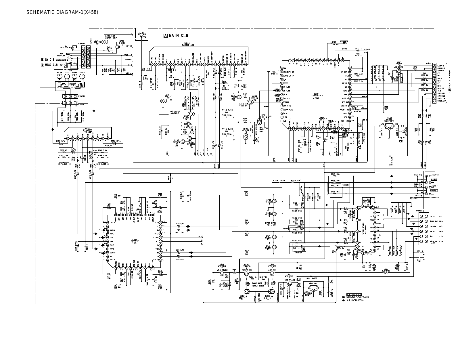 Aiwa CTX 458, CTX 258, CTX 218 Service Manual