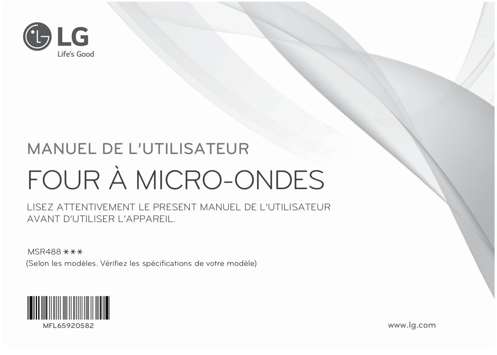 LG MSR4880BS User Manual