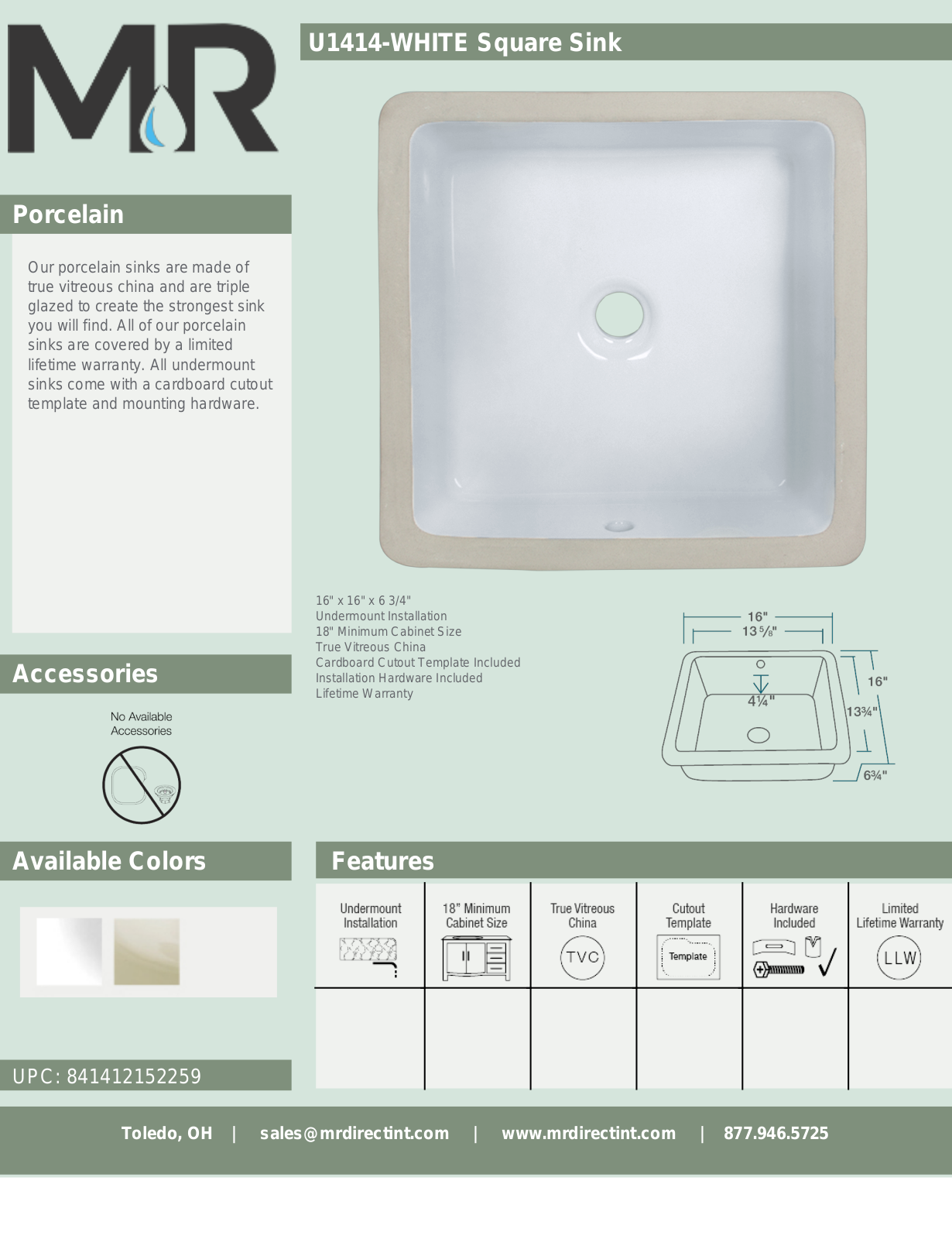 MR Direct W002473420 Specifications - ManualMachine.com