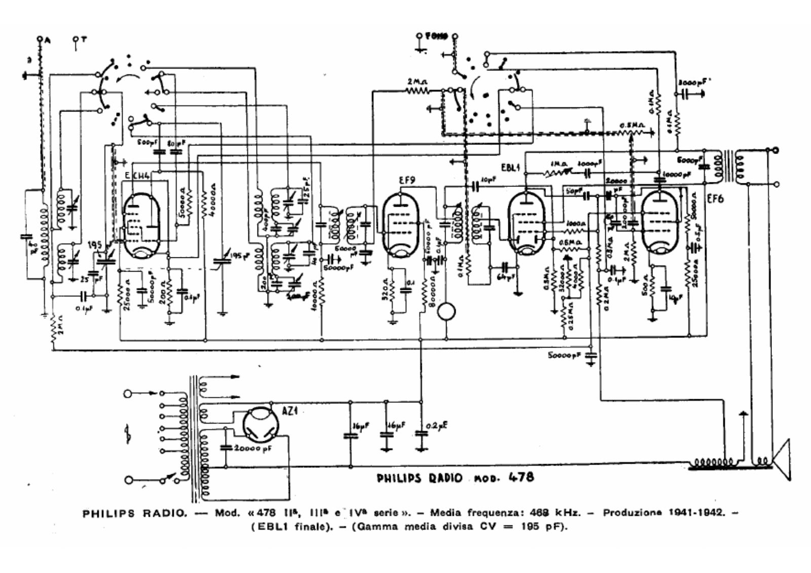 Philips 478 schematic