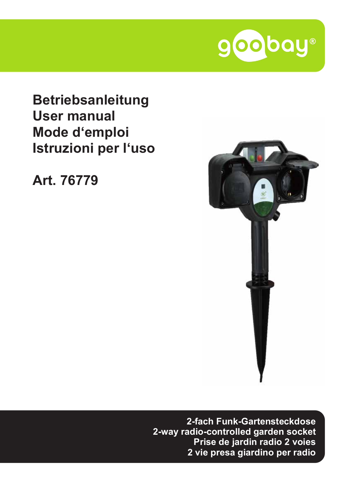 Goobay 76779 User Manual - ManualMachine.com