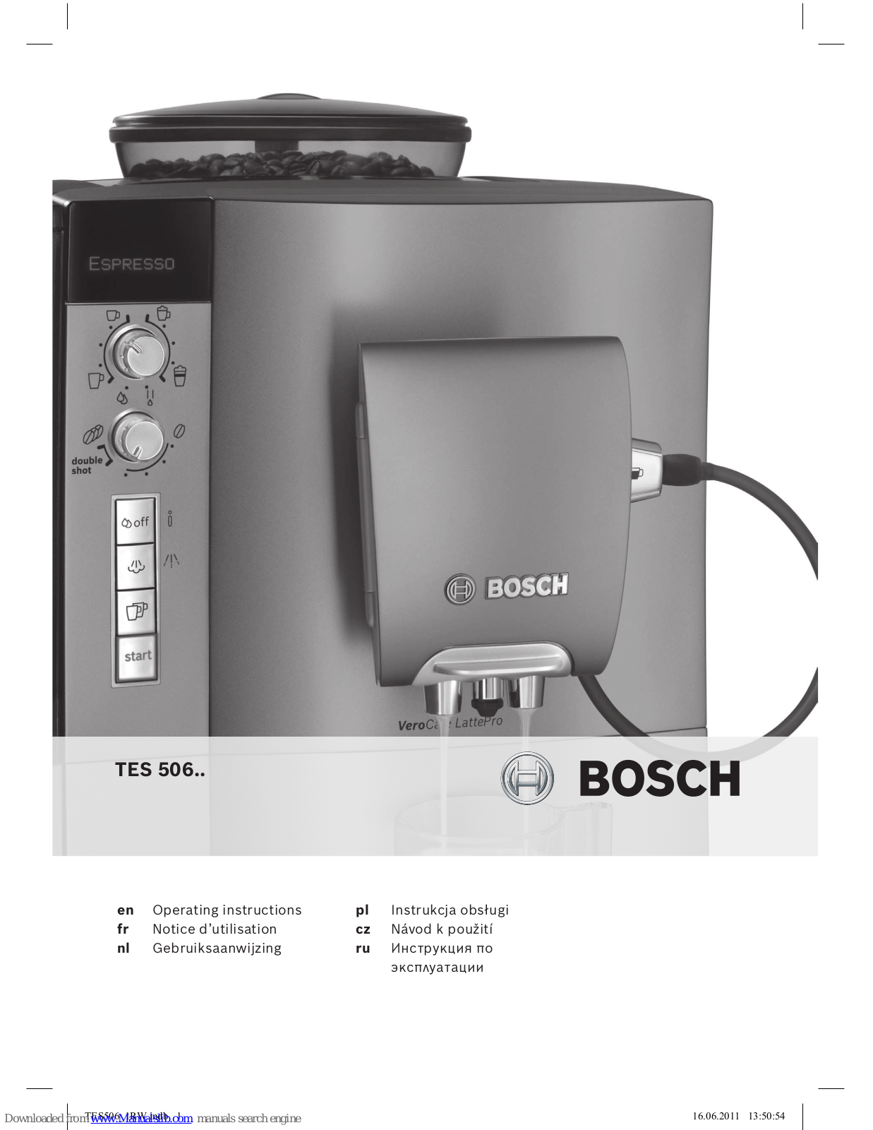 Bosch TES 506 Operating Instructions Manual
