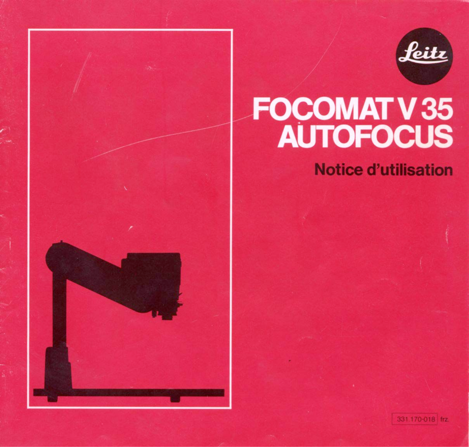 LEICA FOCOMAT V35 AUTOFOCUS User Manual