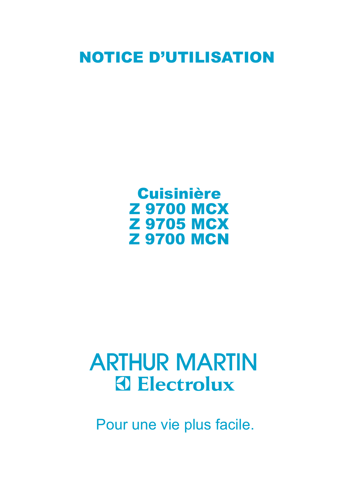 ARTHUR MARTIN Z9700MC User Manual