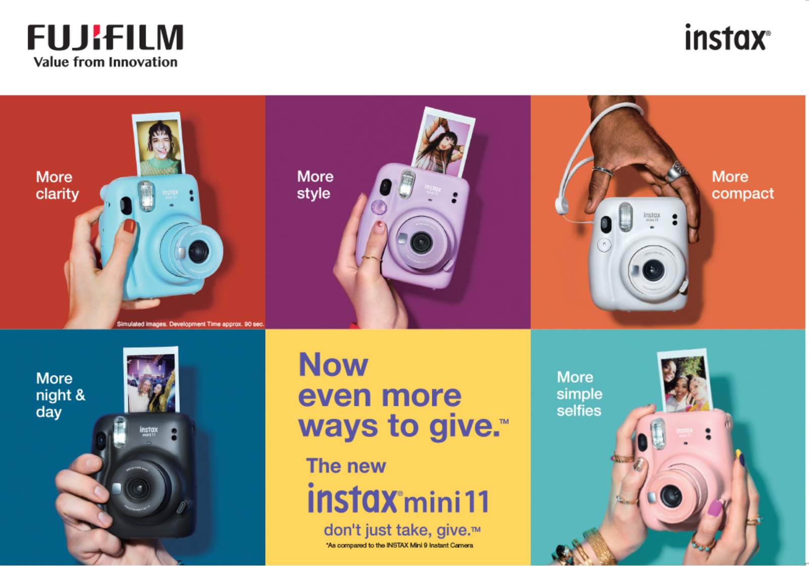 Fujifilm Instax mini 11 Brochure