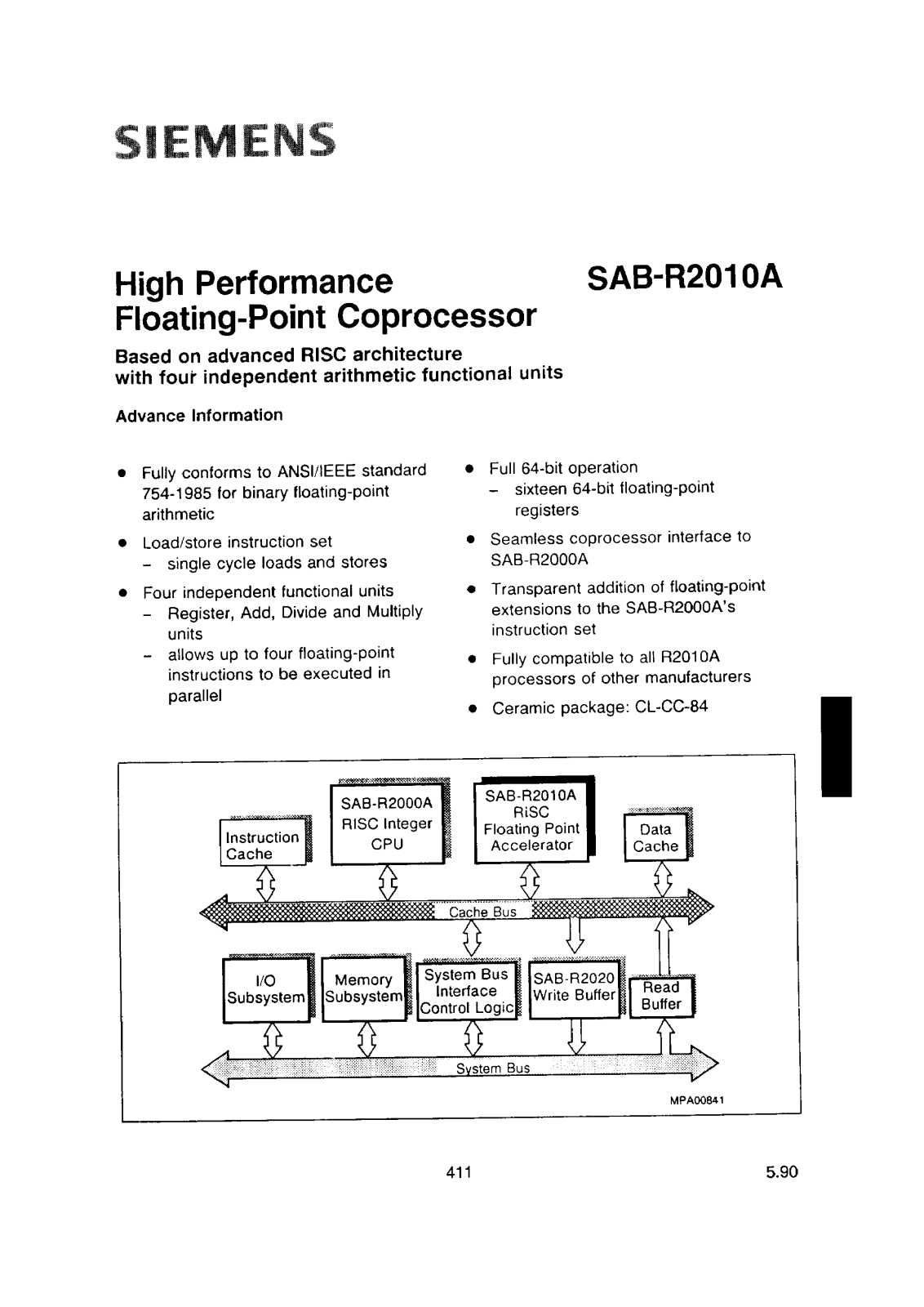 Siemens SAB-R2010A-12-QJ, SAB-R2010A-16-QJ Datasheet