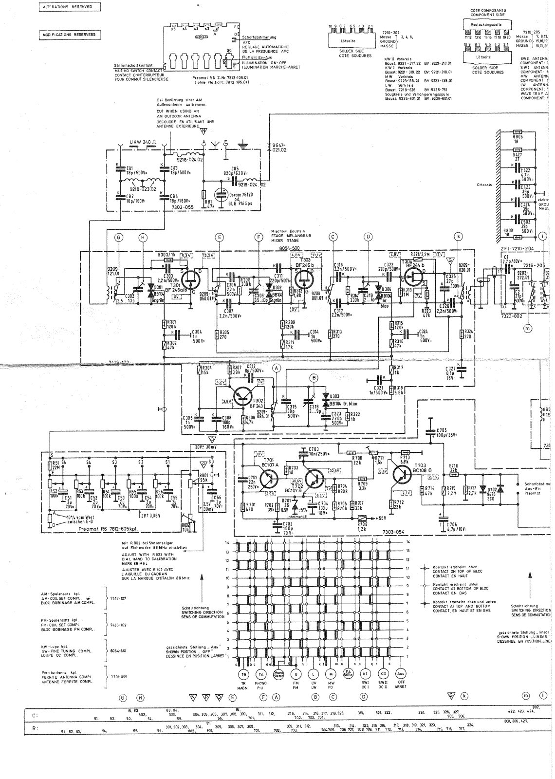 Grundig CS-RTV-Studio-650 Schematic