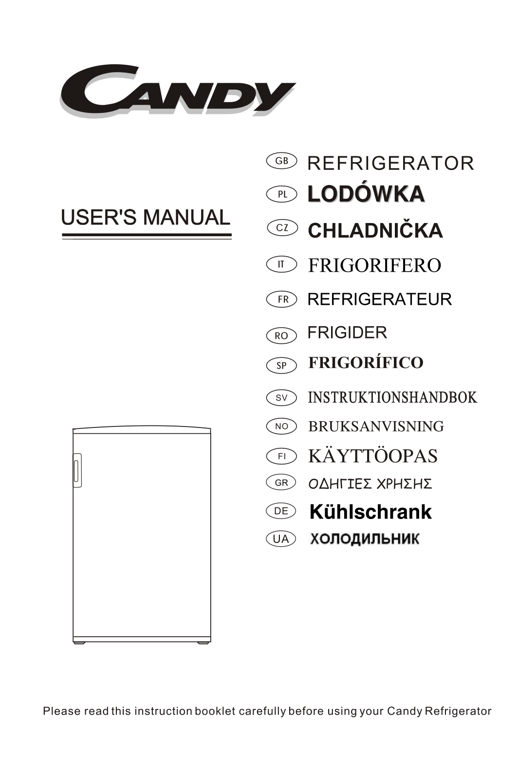 CANDY CCTOS 502XH User Manual