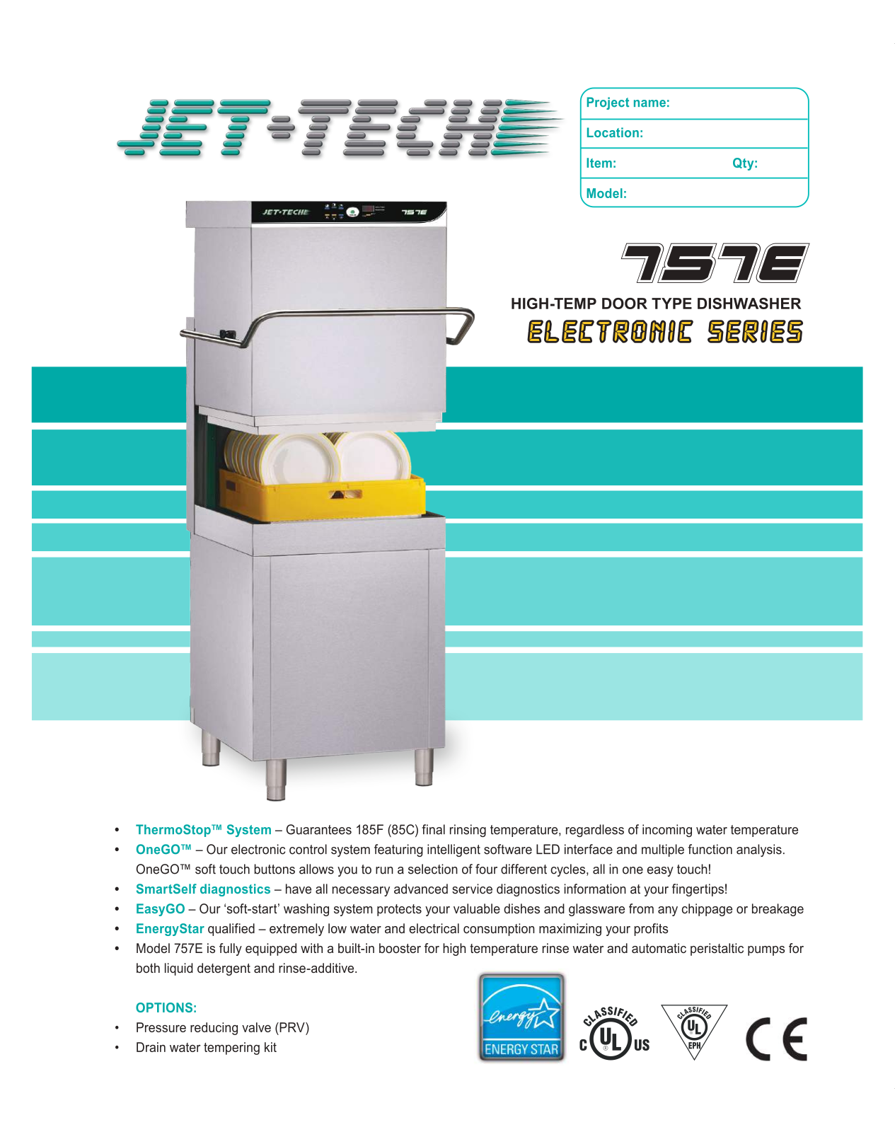 Jet-Tech 757E Specifications