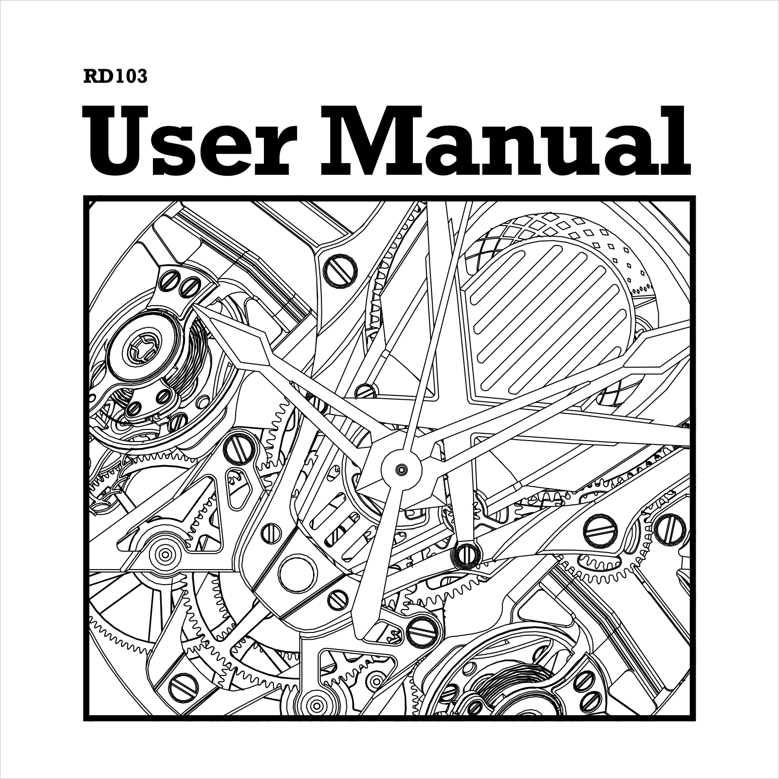 Roger RD103 User Manual