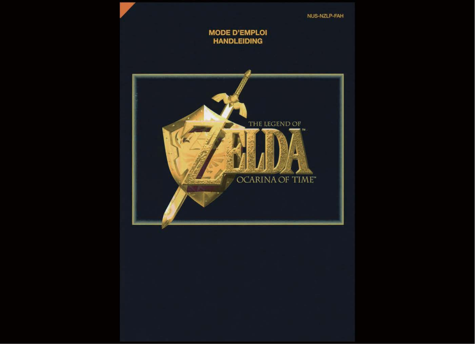 Nintendo Zelda Ocarina of Time Instruction Manual