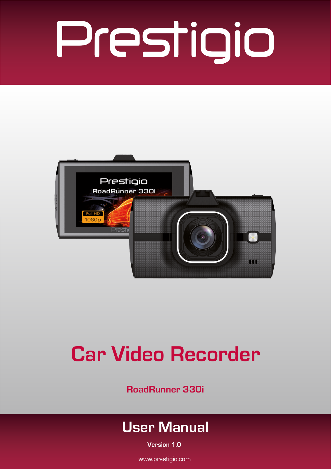 Prestigio PCD-VRR330i Instruction Manual