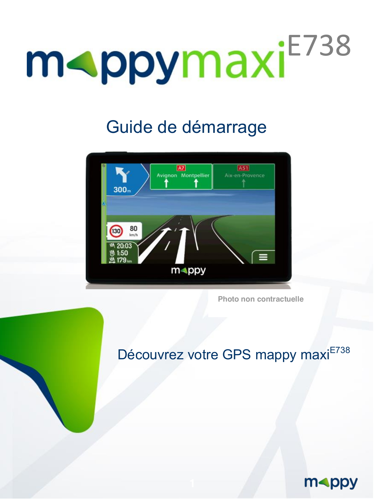 MAPPY E738 Manuel de prise en main