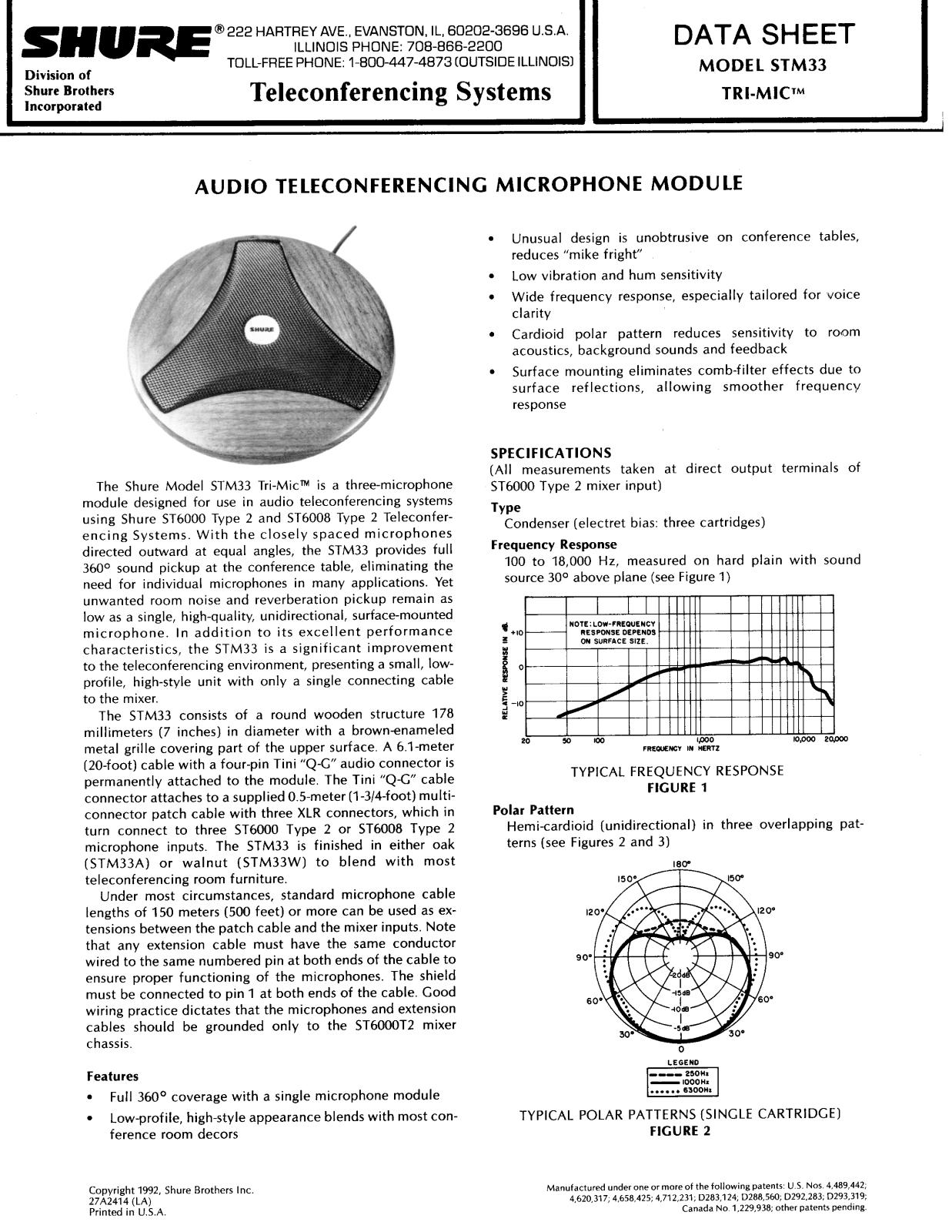 Shure STM33 User Guide