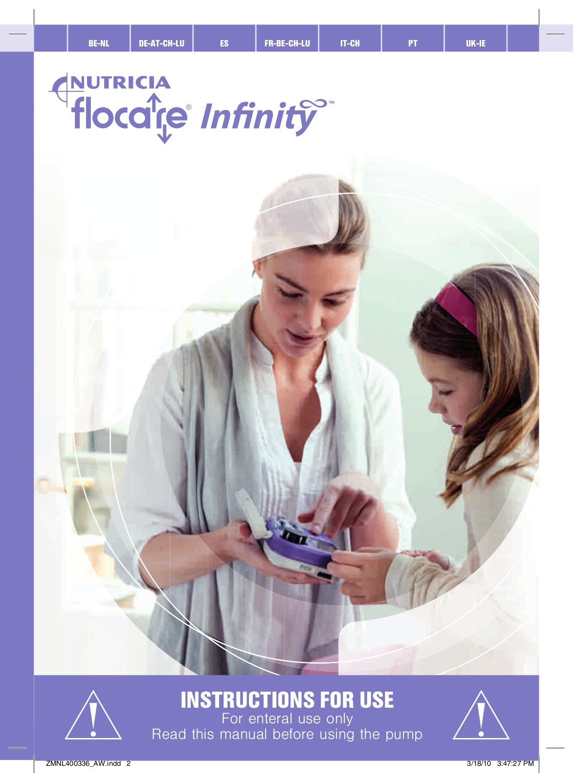 Nutricia Flocare Infinity User manual