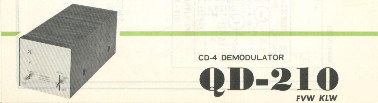 Pioneer QD-210 Schematic