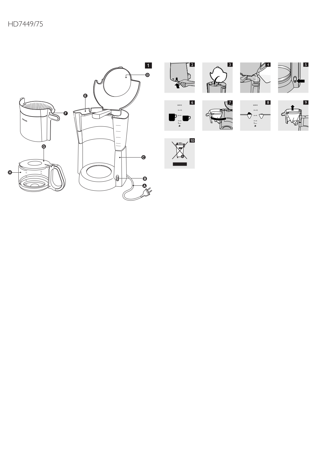 Philips HD7449/75 User Manual