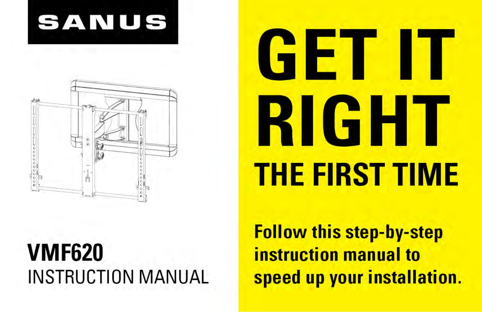 Sanus VMF620 Installation Manual - ManualMachine.com