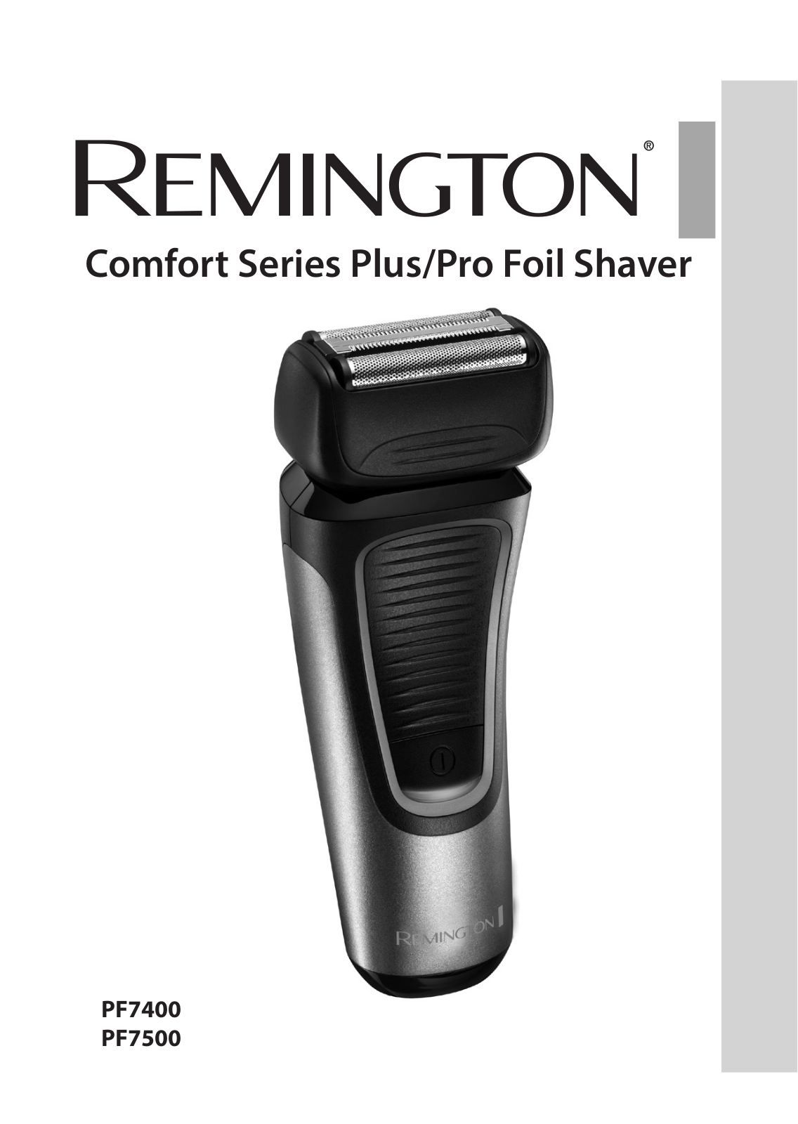 Remington PF7400 User Manual