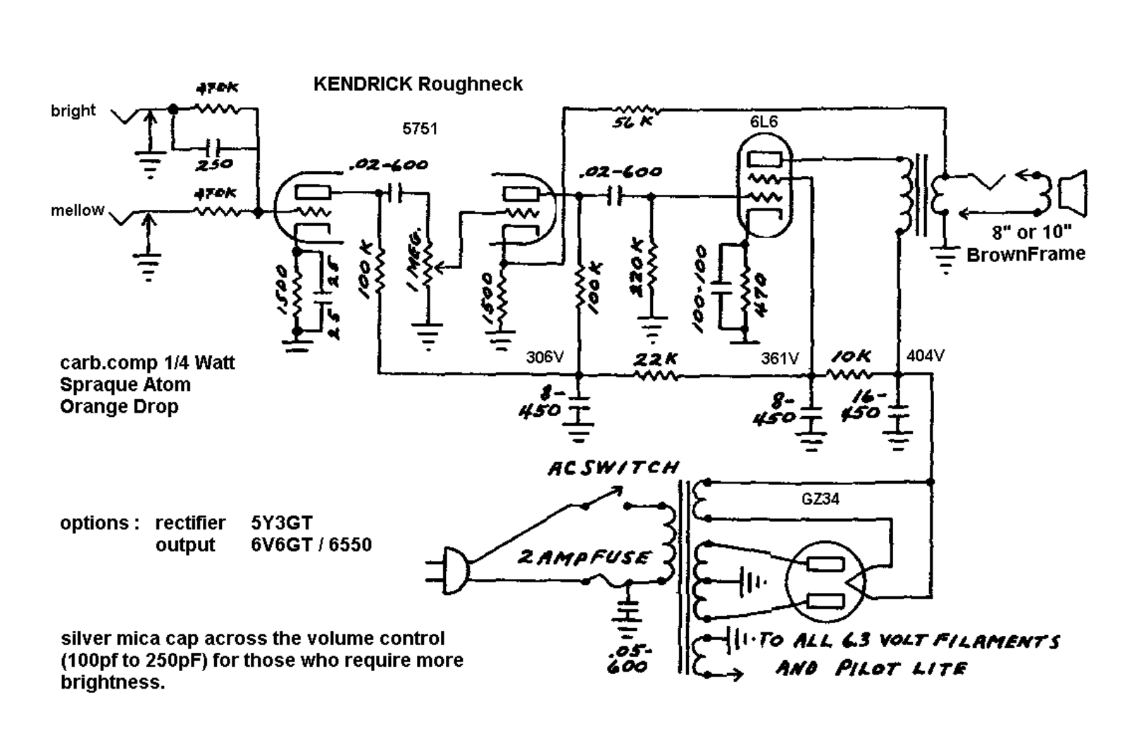 Kendrick ruffneck schematic