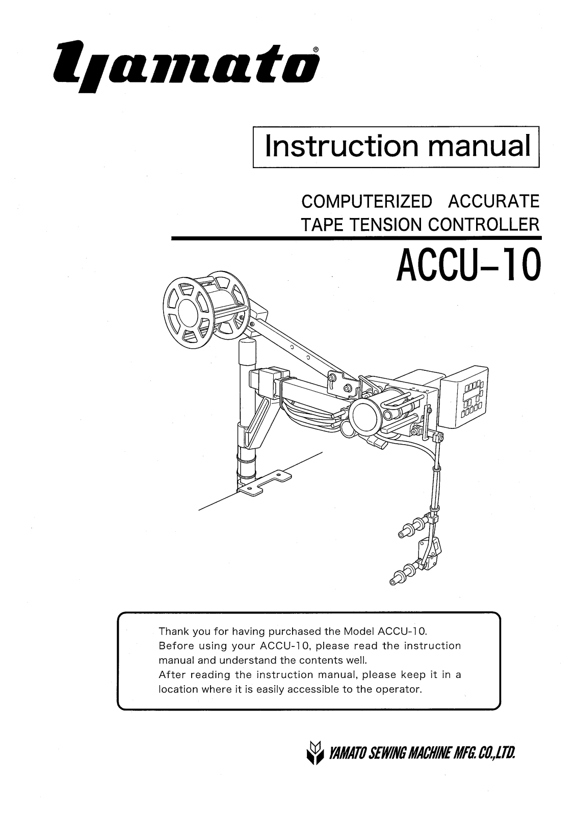 YAMATO ACCU-10 Parts List