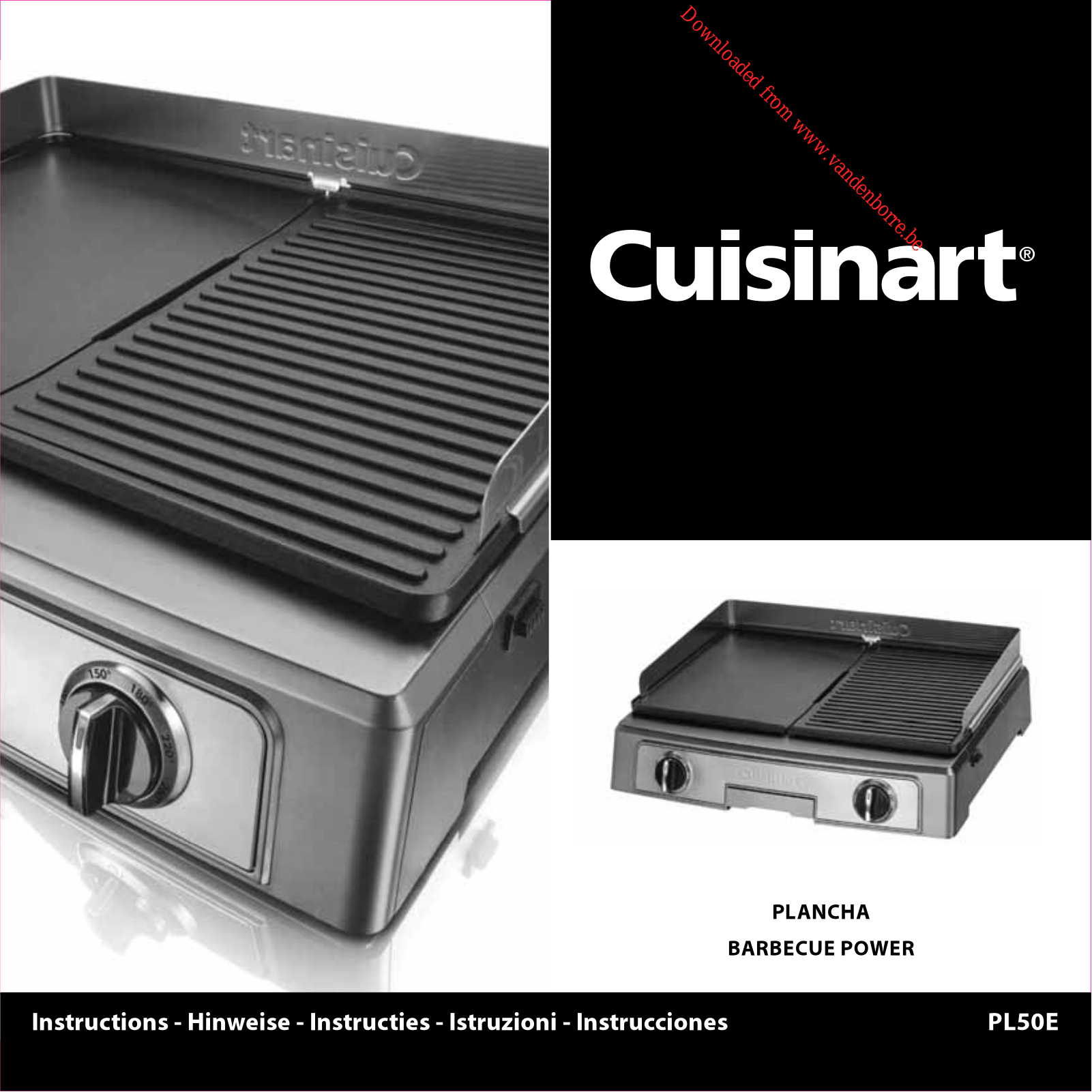 CUISINART P1028E User Manual