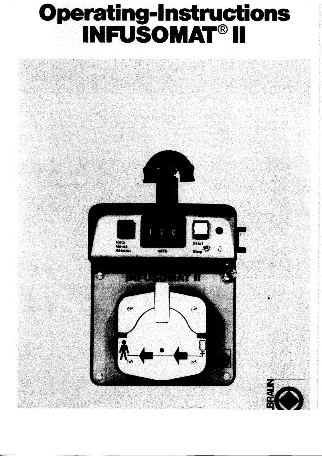 B.Braun Infusomat 2 User manual