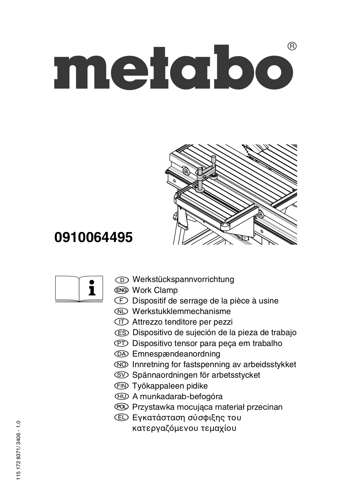 Metabo 0910064495 User guide - ManualMachine.com