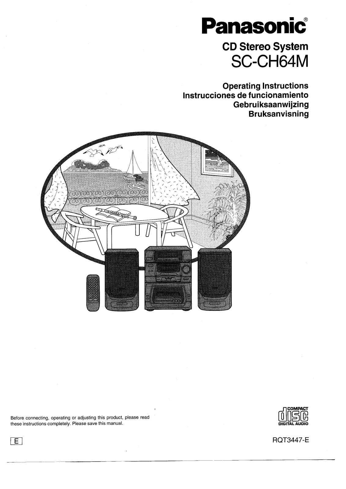 Panasonic SC-CH64M Operating Instructions