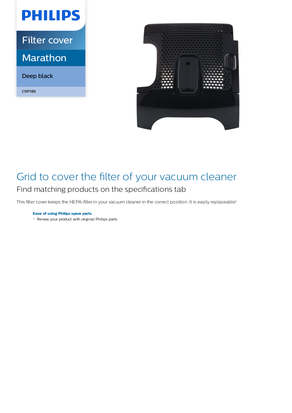 Philips CRP189/01 leaflet - ManualMachine.com