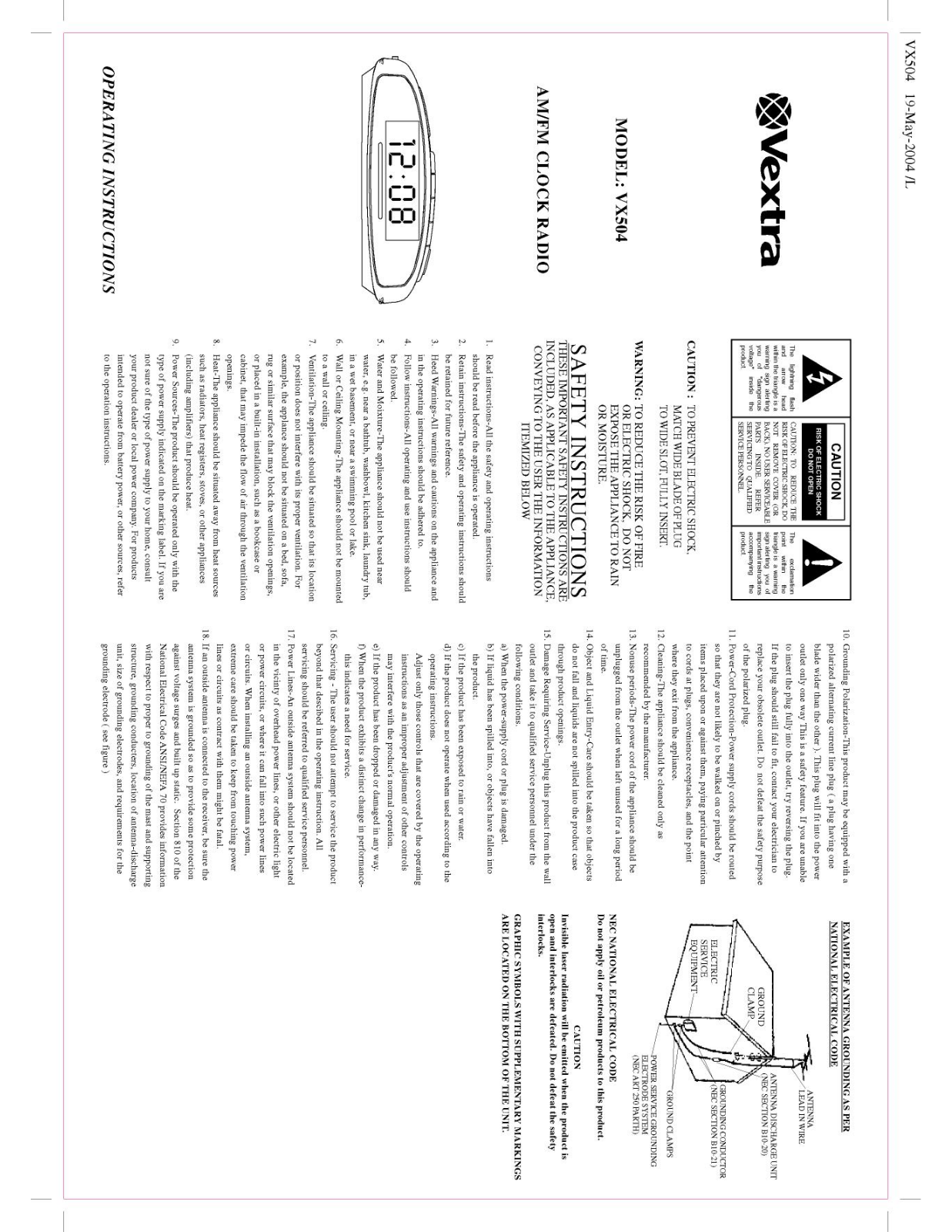 Memorex VX504 User Guide