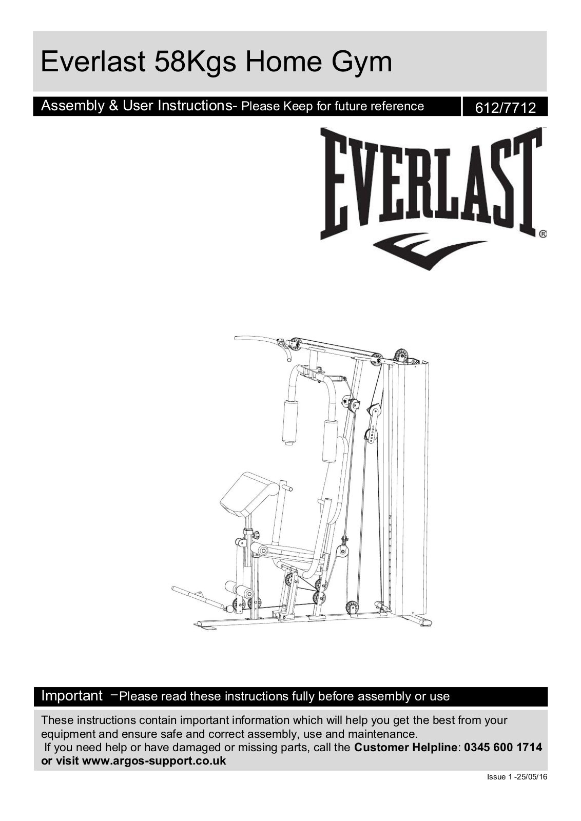 Everlast 612/7712 User guide - ManualMachine.com