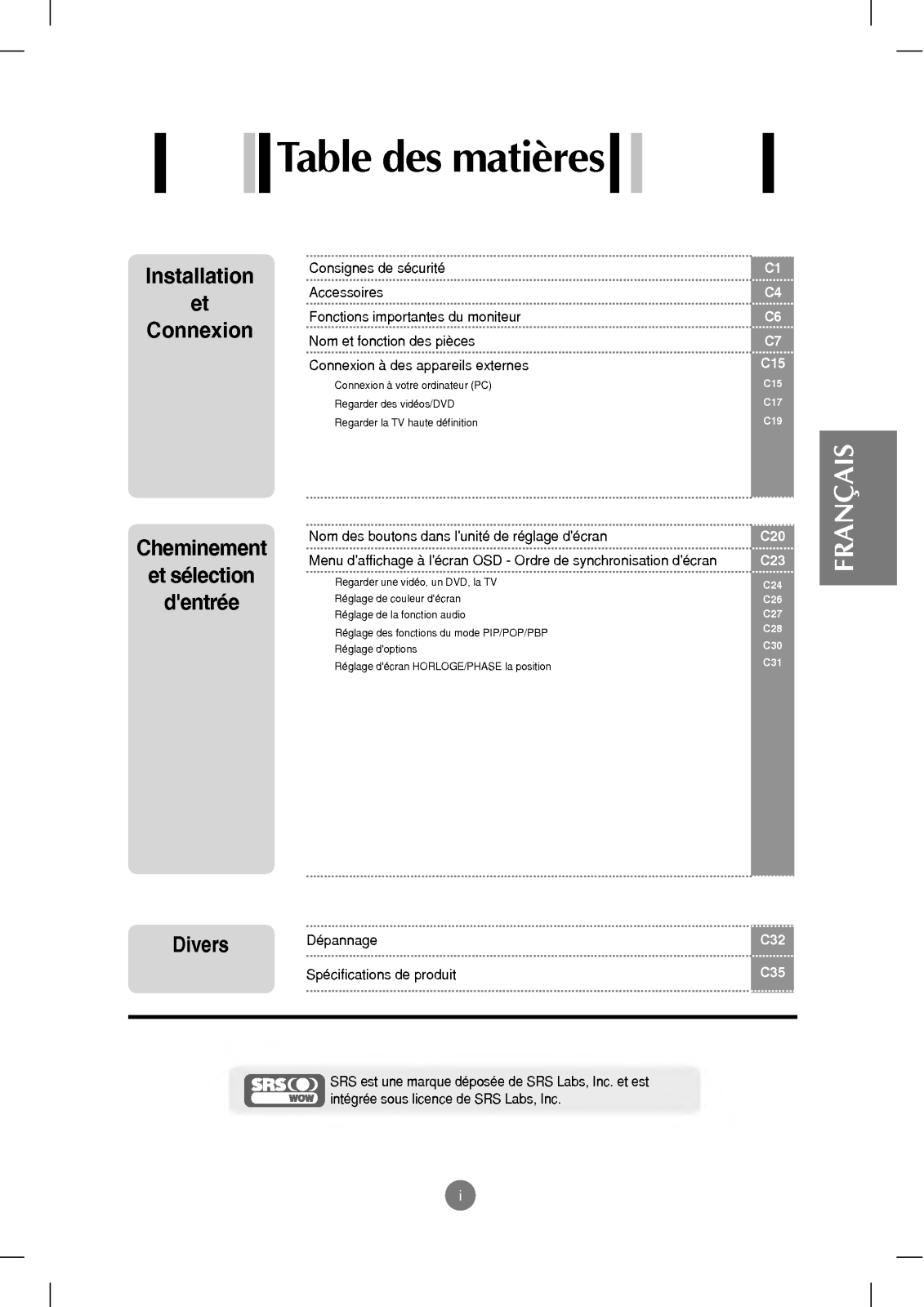 LG L172WT User Manual